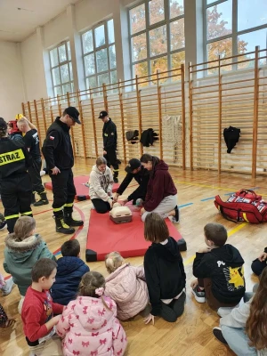 Próbna ewakuacja szkoły